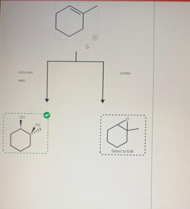 product or missing reagent to complete each reaction. Use a dash or