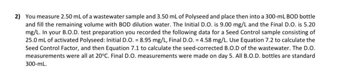 as soon as possible please :) equations 7.1 & 2 provided You