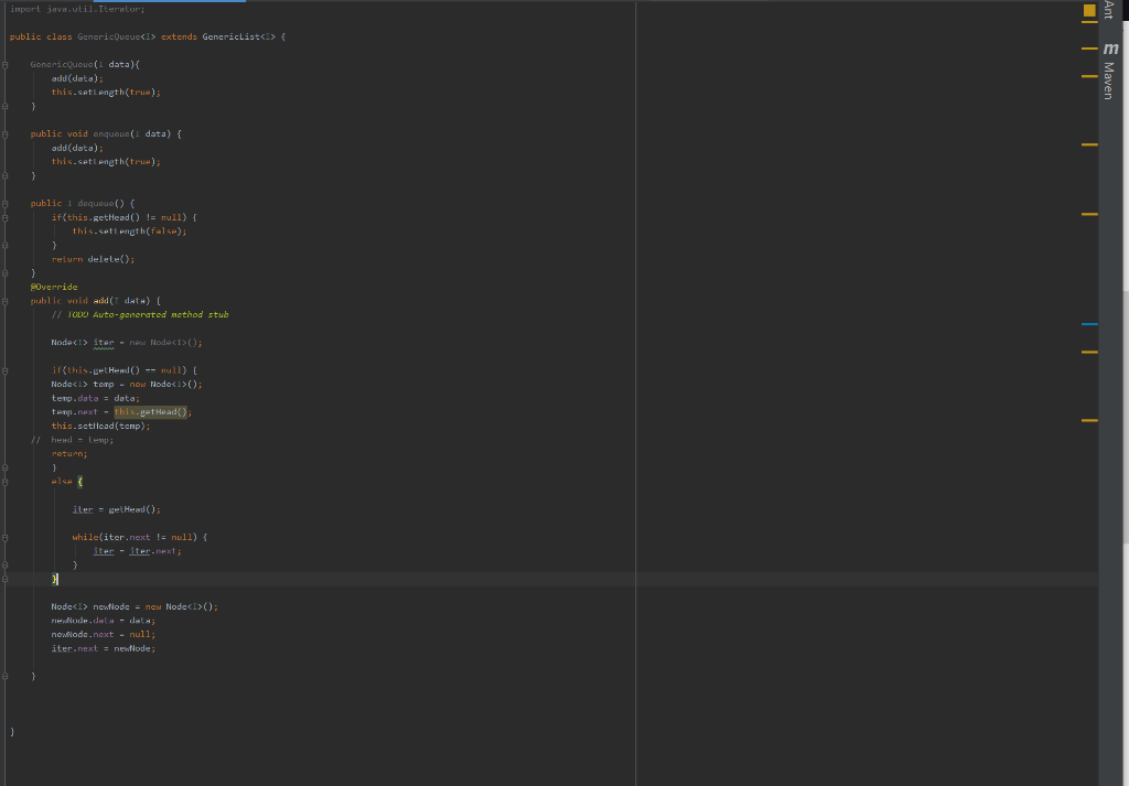 add functionality for the enhanced for-each loop seen in class. Implementation Details: