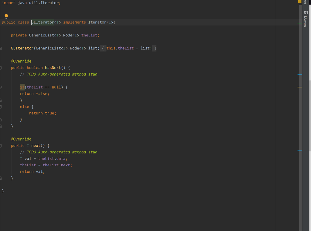 Your task is to fully test the GenericStack and GenericQueue classes as