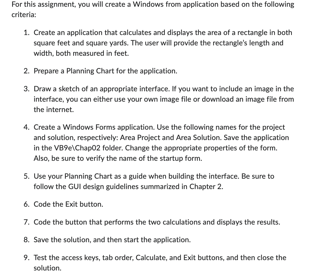 only need the code for calculate button For this assignment, you will