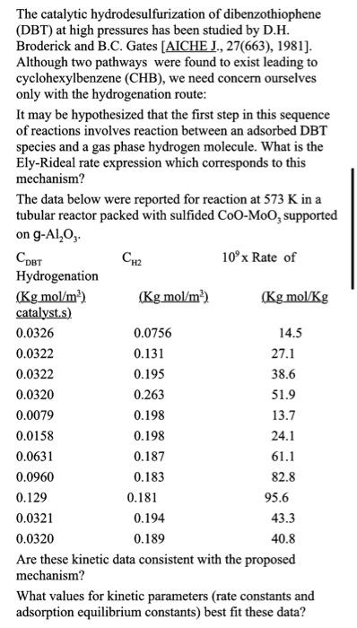 Please help me answering this step by step, thanks!! :) The catalytic