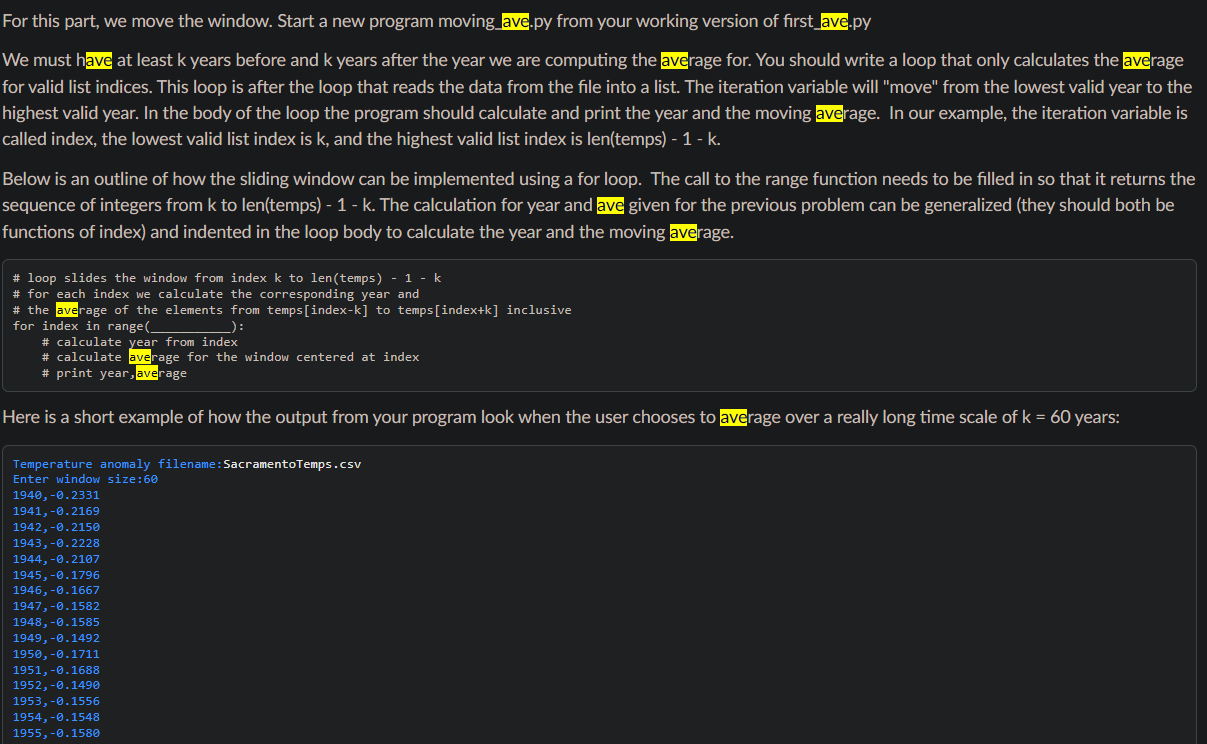  Source code to work with: import csv def main(): files =