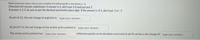  please answer all thank you Enter numerical values only as you