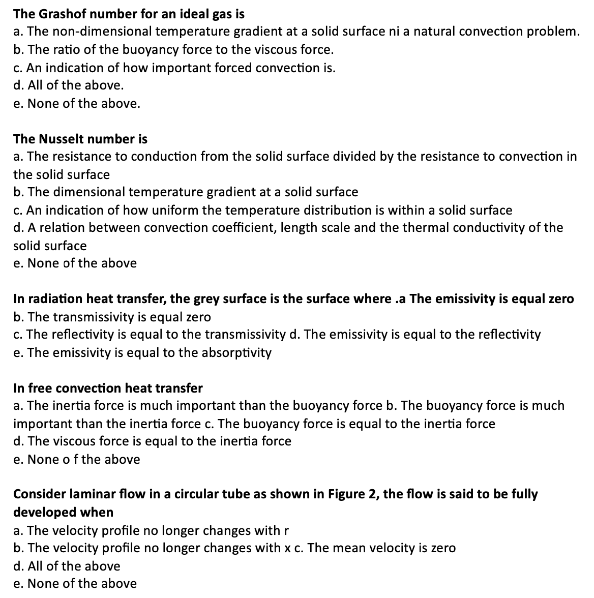 Please select the most appropriate answer for these multiple-choice questions. Thank you