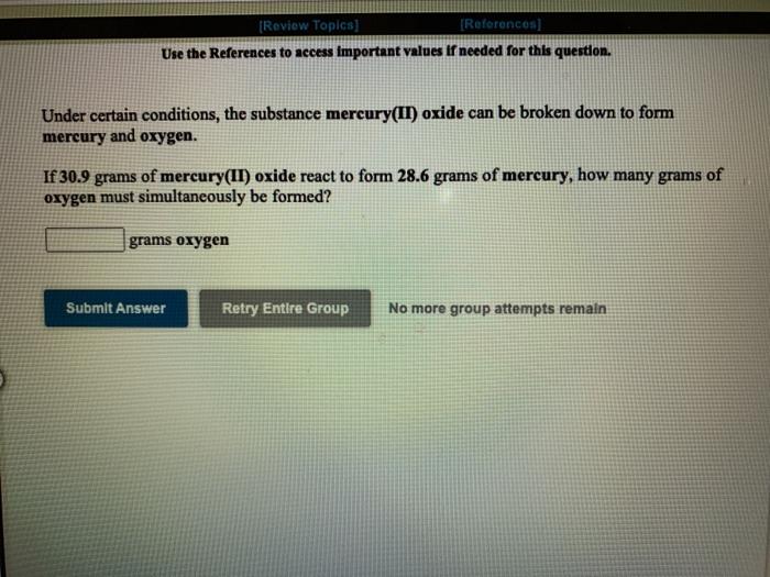  (Review Topics) [References Use the References to access important values If