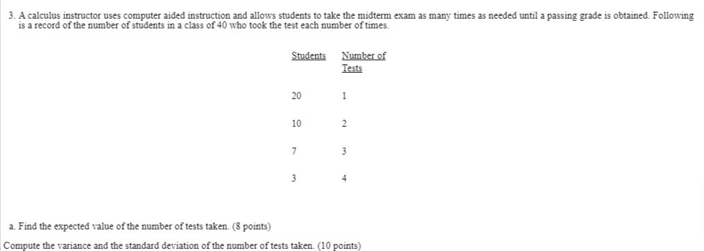 A calculus instructor uses computer aided instruction and allows students to