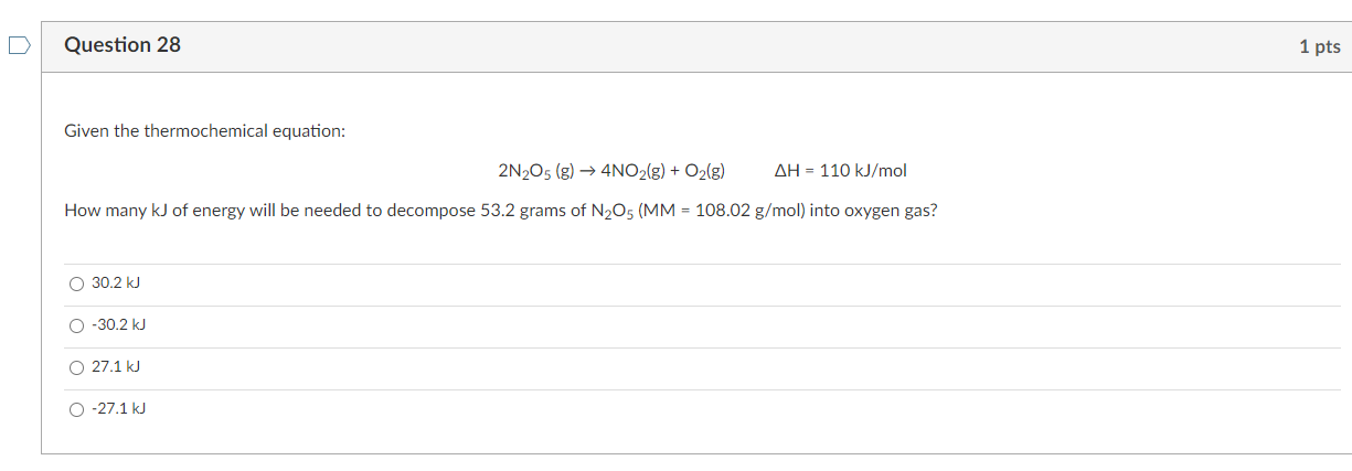 NO NEED SOLUTION. ANSWER ONLY THANK YOU Question 28 1 pts Given