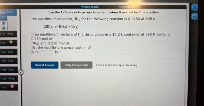  Use the References to access important values if needed for this