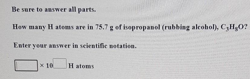 your answer in the provided box. A sample of 0.7560 g of