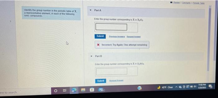  Part A Identify the group number in the periodic table of