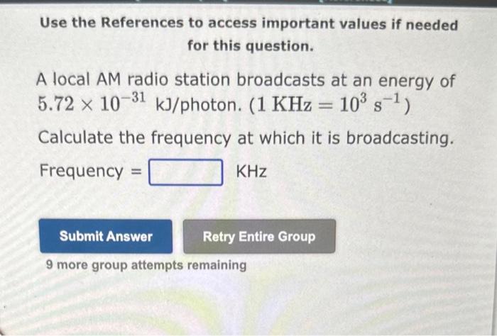  Use the References to access important values if needed for this