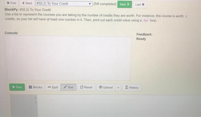 list literal to the function cal! Run :: Blocks -Split | /