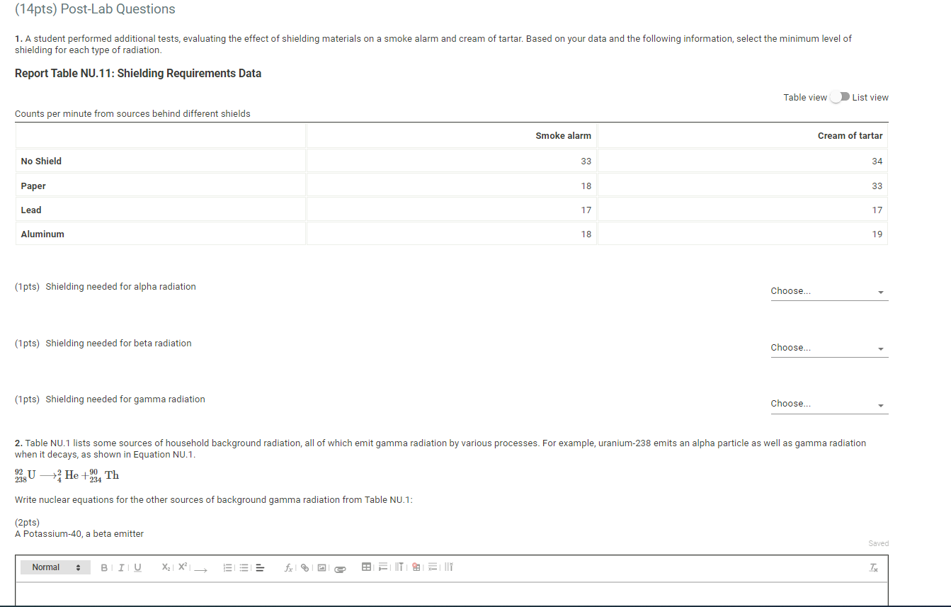 Repeat step 2 twice more (three times total), recording the counts each
