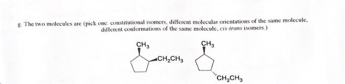for assistance, identify the relationship between each pair of molecules a. The