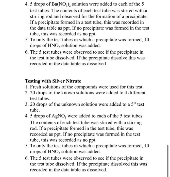 someone find it? what is the unknown compound of this lab? the