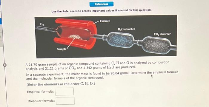  Use the References to access important values if needed for this