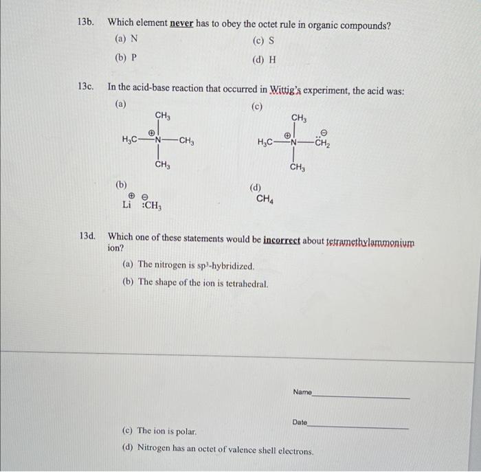 questions of comparable difficulty. 11 A species consists of one oxygen and