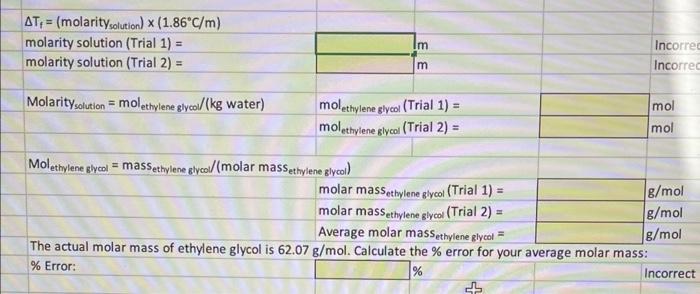 : Temperature of ice/saltwater bath: \begin{tabular}{|r|l|} \hline 49.36 & g \\ \hline15