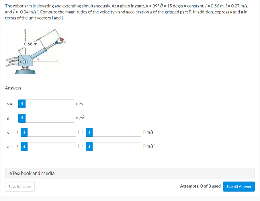 please answer it correctly. Thank you and God bless! The robot arm