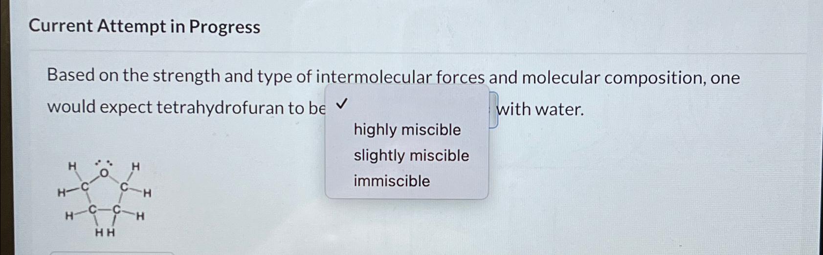  Current Attempt in Progress Based on the strength and type of