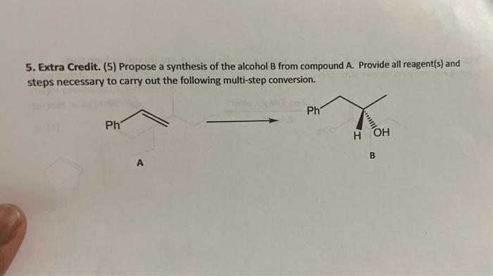 reactions by drawing, selecting and/or writing the reactant, reagents, and/or major product(s)