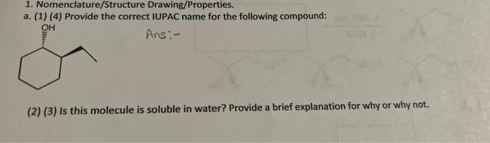 as appropriate. Indicate regiochemistry and stereochemistry with solid-dash-wedge format as appropriate. a.(4)