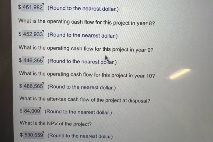 1? $ 340,000 (Round to the nearest dollar.) What is the operating