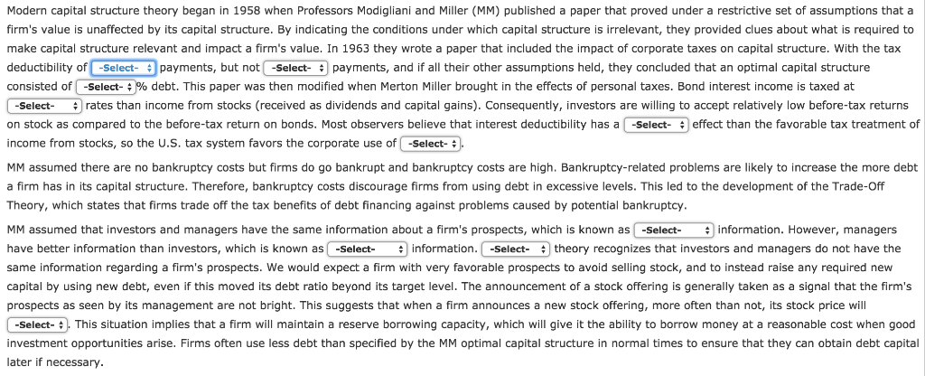  Please help me solve the empty spaces. Thank you Modern capital