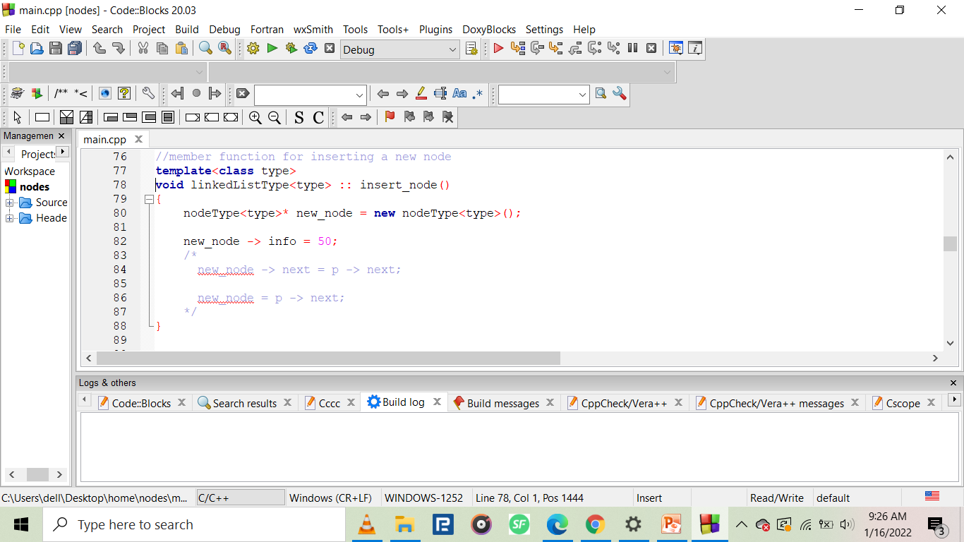 I have already created a linked list function that displays elements in