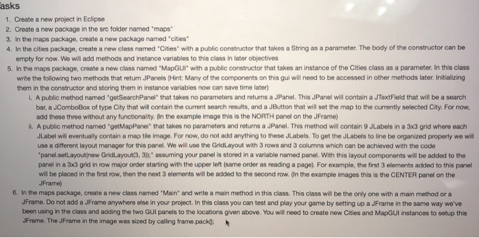  Use Java asks 1. Create a new project in Eclipse 2.