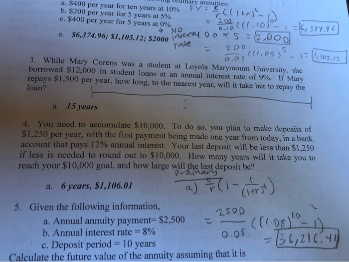 please do numbers 3 and 4 with a formula. idk how to