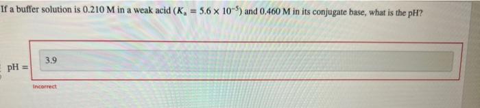 please provide step by step solution for both f a buffer solution