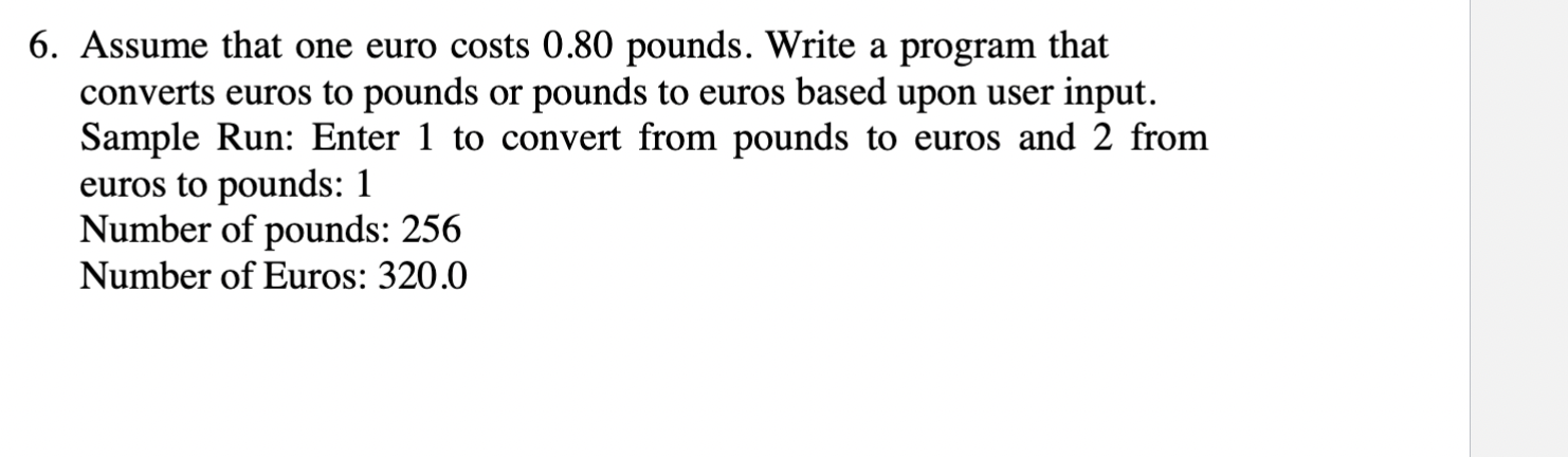PLEASE WRITE THE CODE IN JAVA FOR BOTH PARTS THANK U 6.