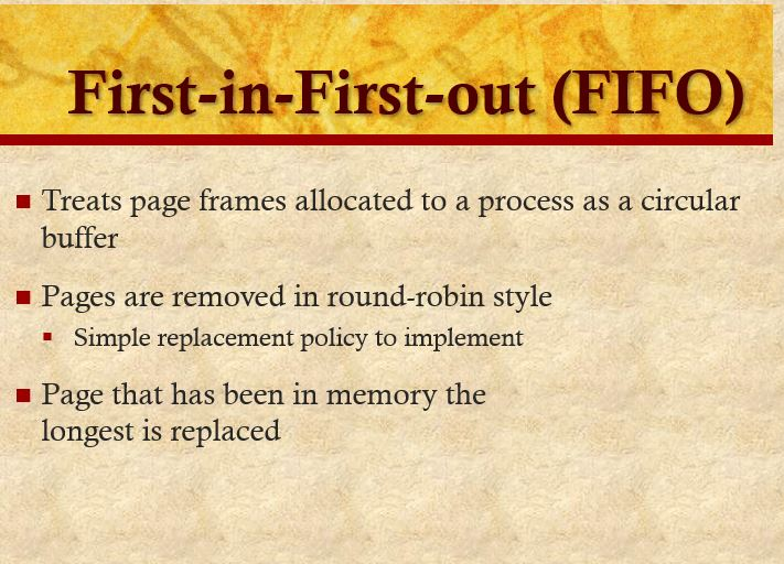 trace ) Faults[working set size][FIFO] += FIFO ( working set size, trace