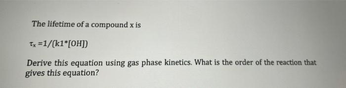 can someone explain all steps in solving this question? The lifetime of