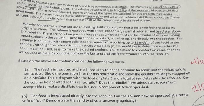 Help in a & b plz and 80 mo separate a binary
