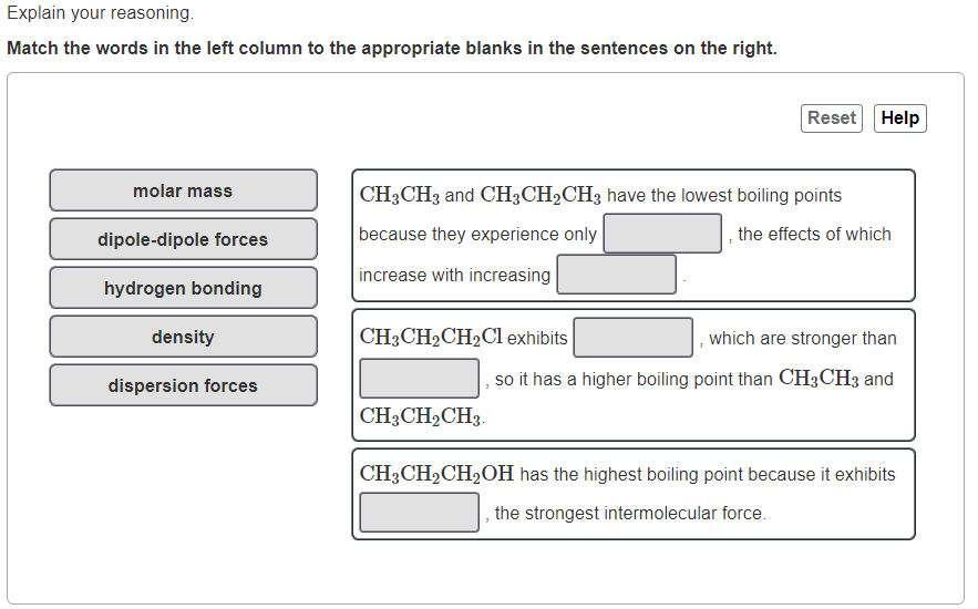 Explain your reasoning. Match the words in the left column to