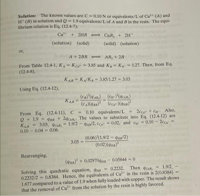 (A) replaces H" (B) in a polystyrene resin with 8% DVB, calculate