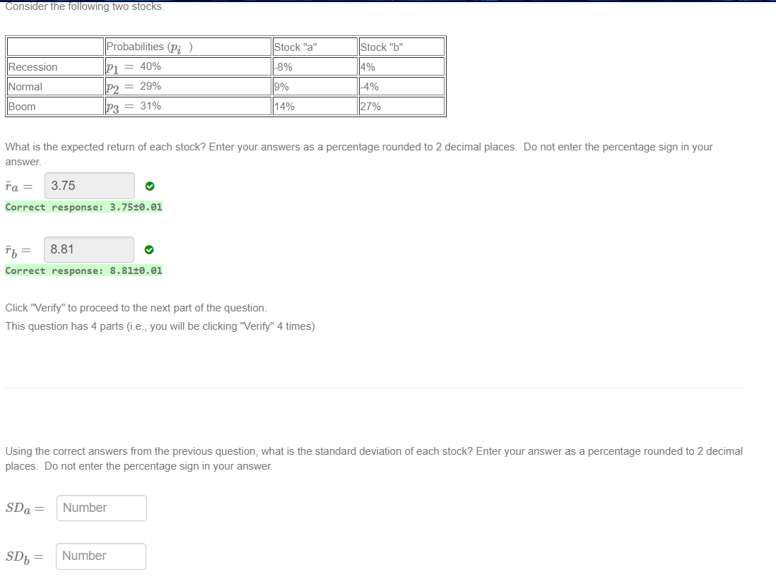 2) Using the correct answers from the previous question, what is the