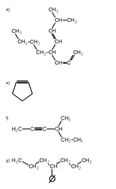 "c CH CH CH3 . . CH . CH3 ) c) CH2-CH