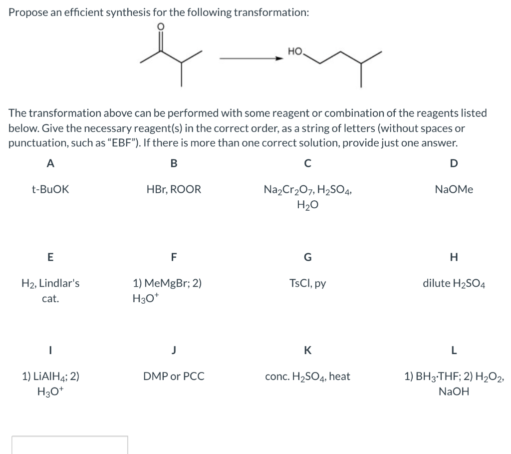 or punctuation, such as EBF). If there is more than one correct