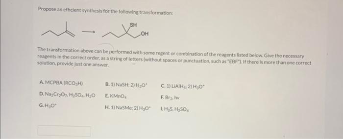 PLEASE ANSWER ALL QUESTIONS, WITH ALL POSSIBLE ANSWERS Propose an efficient