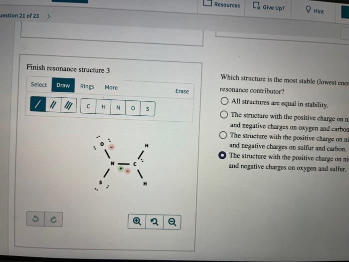 can someone please show me how to do the structures correctly? Resources