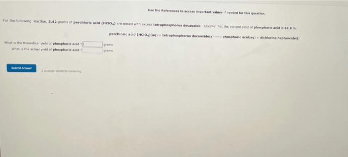 help pls Use the References to access important values if needed for