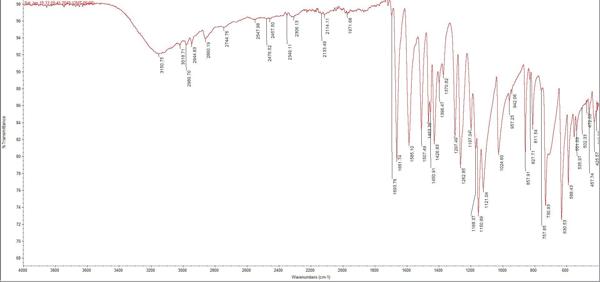 DRAW THE STUCTURE OF THE SOLID COMPOUND Solid Vanillin Include the IR