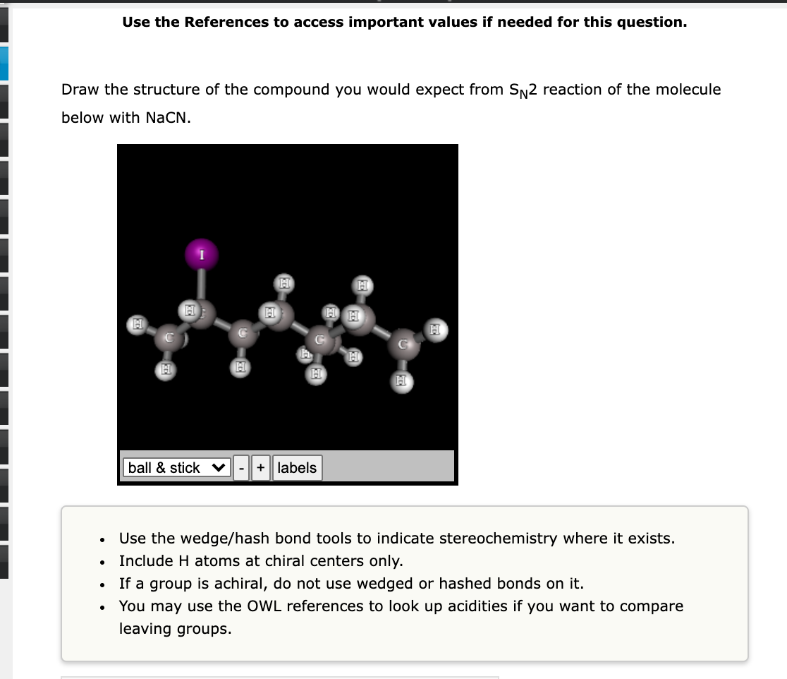 Use the References to access important values if needed for this