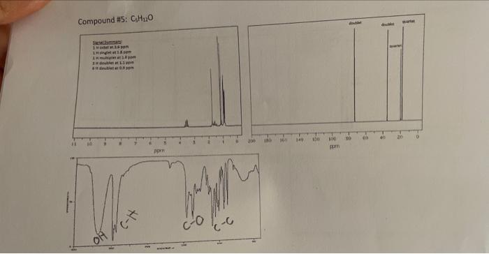  answer the question. draw out the compound and label where each