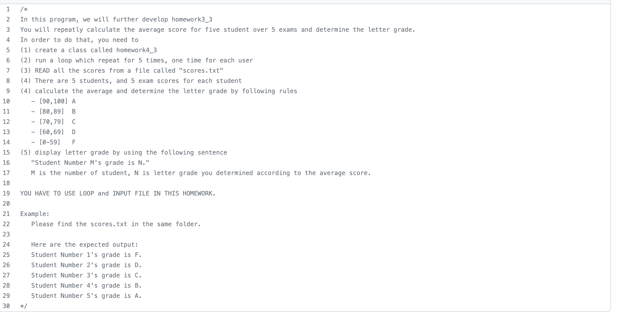  1 /* 2 In this program, we will further develop homework3_3