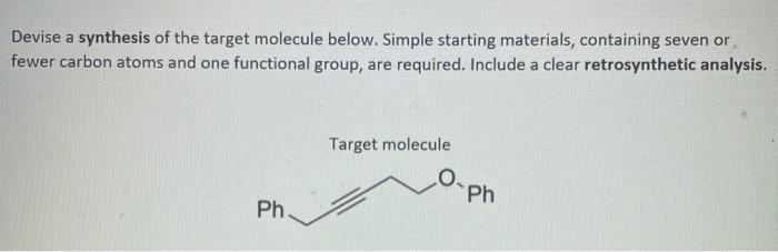 I need help with this question please: Devise a synthesis of the